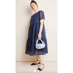 New with tags Anthropologie Eri + Ali Austen Midi Dress Size M (oversized)